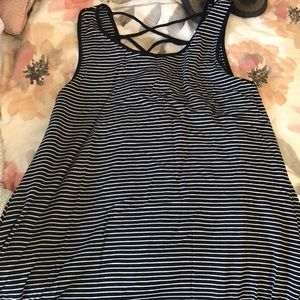 Striped tank dress